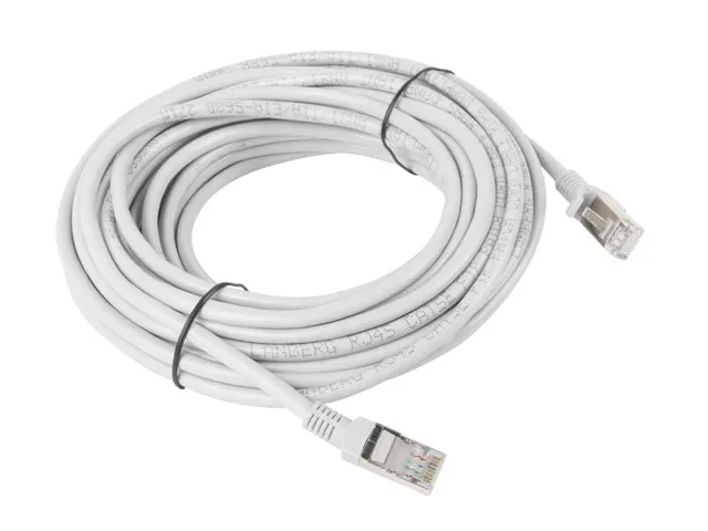 patch cable - 10 m - grey RAL 7035 - Grå - 10m