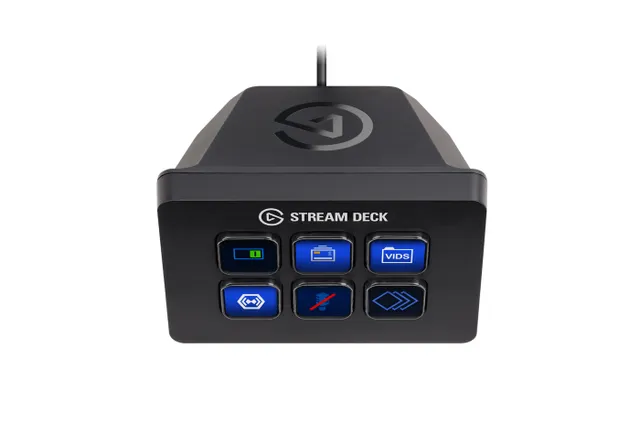 Stream Deck Mini, USB, PC/PS4/Xbox, 6 dynamiska knappar