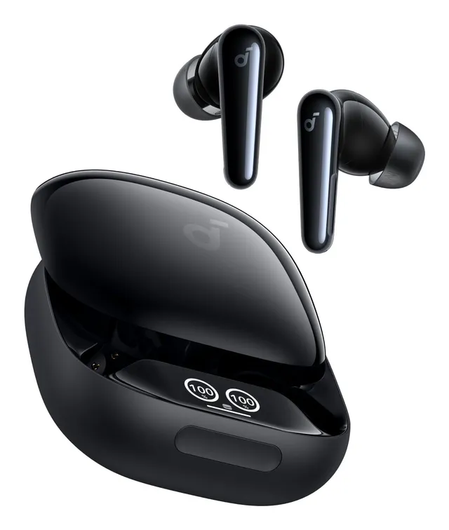 Soundcore Liberty 4 Pro -langattomat nappikuulokkeet, glossy black