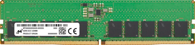 Micron - DDR5 - modul - 16 GB - DIMM 288-pin - 4800 MHz / PC5-38400 - CL40 - 1.1 V - ej buffrad - ECC