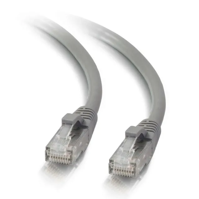 Cat5e Booted Unshielded (UTP) Network Patch Cable - Patch-kabel - RJ-45 (hane) till RJ-45 (hane) - 2 m - UTP - CAT 5e - formpressad, hakfri, tvinn