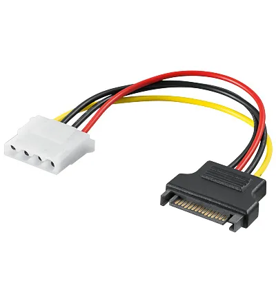 SATA-strömadapter till Molex 4-pin