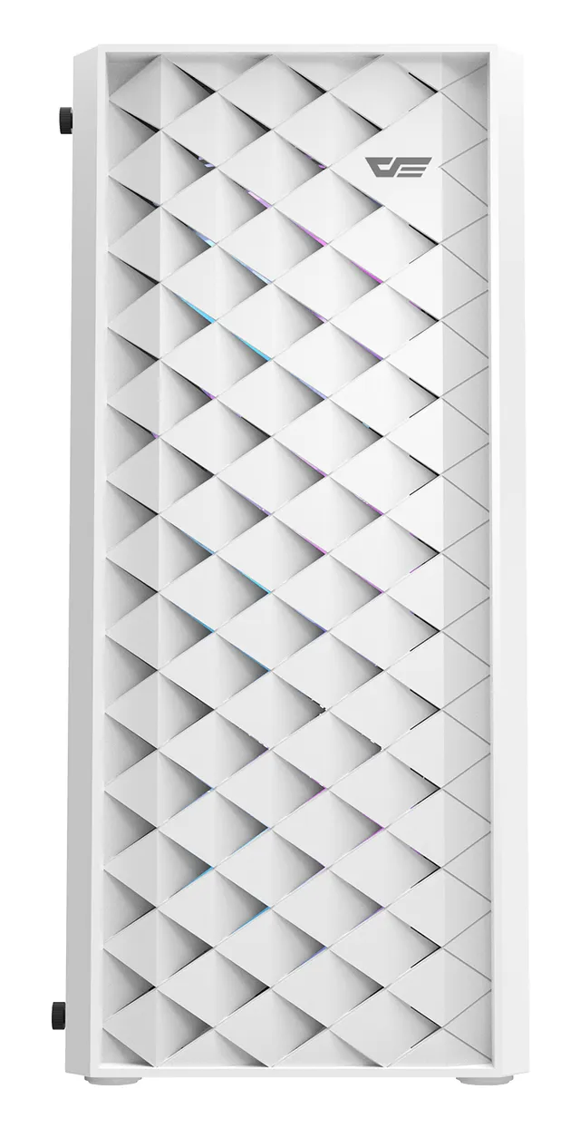 Computer case DK351+ 4 fans (white) - Chassi - Vit