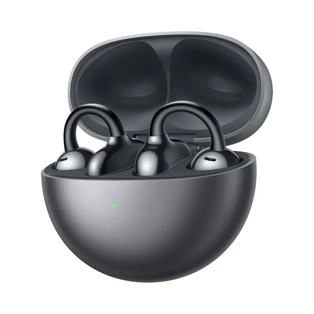FreeClip - True wireless-hörlurar med mikrofon - öppet öra - montering över örat - Bluetooth - svart