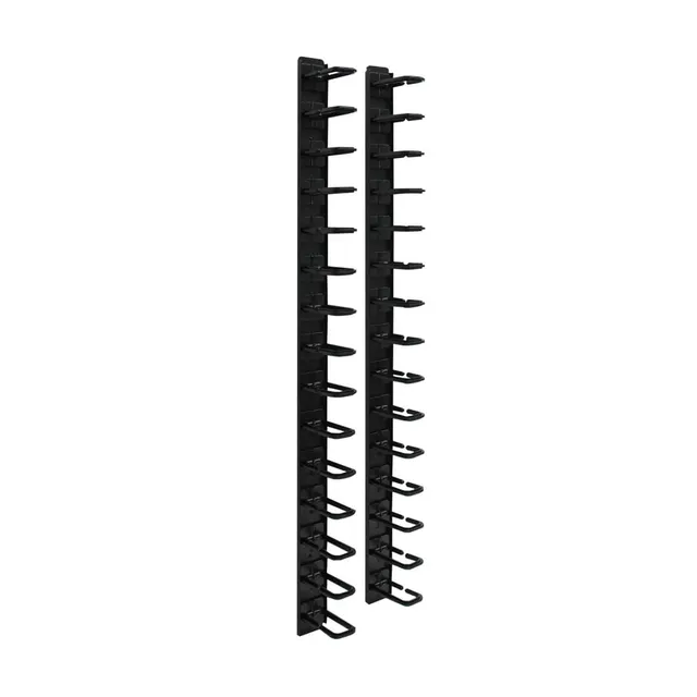 Tripp Lite Series SmartRack Vertical Cable Manager - Kabelhållarsats för rack - svart - 183 cm