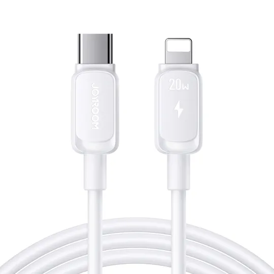 Multi-Color Series A14 USB-C / Lightning 30W cable 1.2 m - white