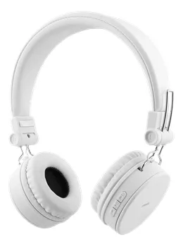 Vikbart on-ear BT headset, 3.5 mm, vit