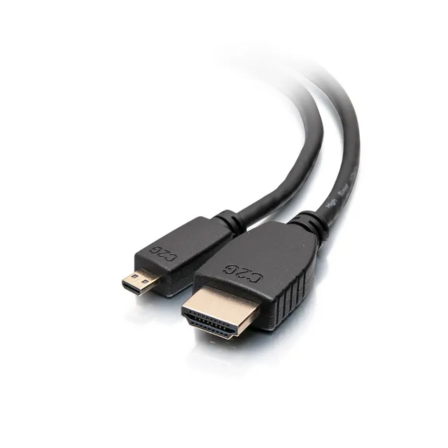 6ft HDMI to Micro HDMI Cable with Ethernet - High Speed HDMI Cable - HDMI-kabel med Ethernet - 19 pin micro HDMI Type D hane till HDMI hane - 1.83