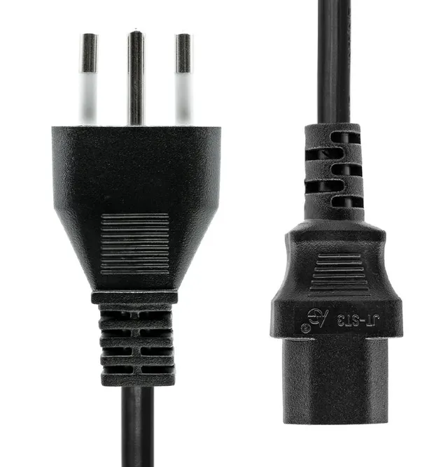 - Strömkabel - Typ L (hane) till power IE