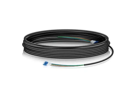 FC-SM-300 Outdoor OS1 Simplex LC UPC Fiber Patch Cable 91.5m - Svart - 91m