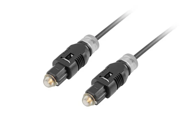 Optisk Kabel 3 Meter (Toslink till Toslink) Svart