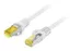 0.25 Meter Cat6A S/FTP LSZH CU Nätverkskabel Grå