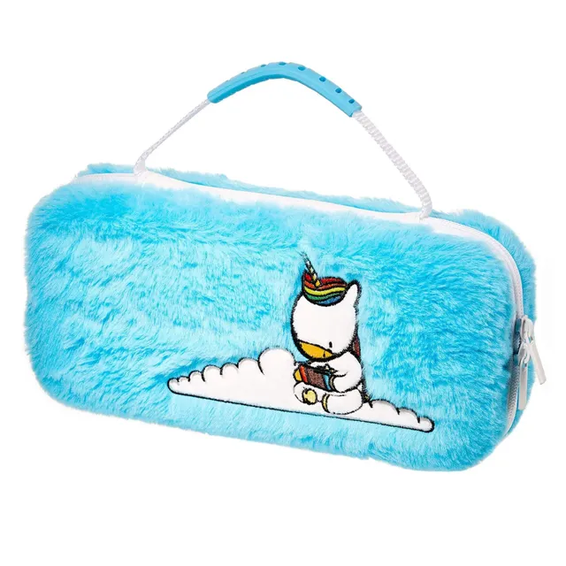 Unicorn Blue Fluffy - Miscellaneous Bag - Nintendo Switch