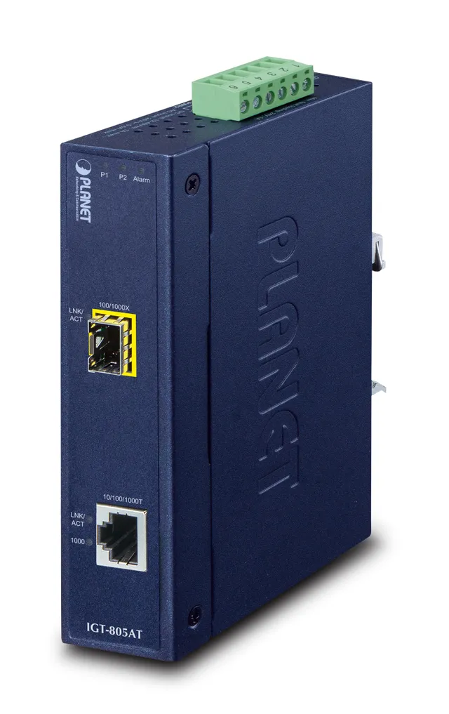 IGT-805AT - Fibermediekonverterare - 1GbE -