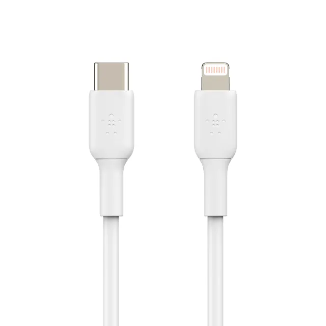 USB-kabel Belkin BoostCharge Lightning till USB-C, 60W PD, 2 meter - Vit