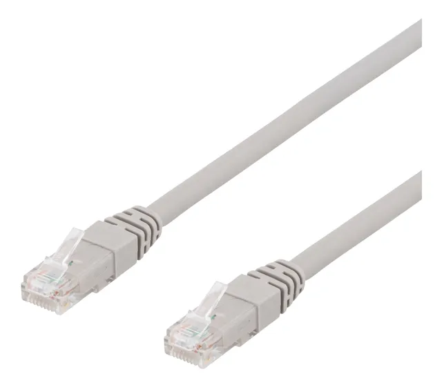 U/UTP Cat6A patch cable, 50m, 500MHz, Delta, LSZH, grey