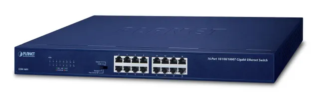 GSW-1601 - Switch - ohanterad - 16 x 10/100