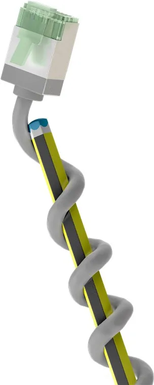 goobay - Patch-kabel - RJ-45 (hane) till RJ-45 (hane) - 15 cm - 3.8 mm - U/UTP, oskärmad - CAT 8.1 - halogenfri, tvinnad, slim - grå
