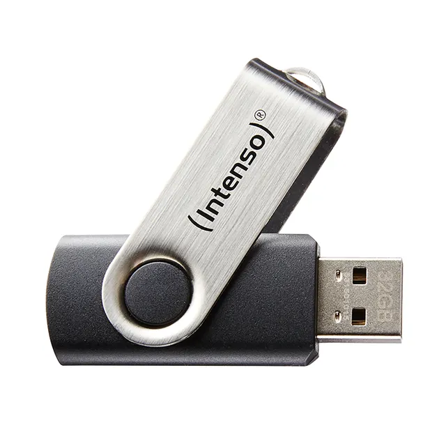 Basic Line - USB flash-enhet - 16 GB - USB 2.0 - svart, silver