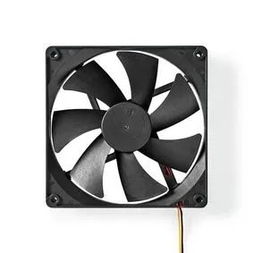 DC-fläkt | DC | Fläktstorlek: 140 mm | 3-Pin | 24.9 dBA | Svart
