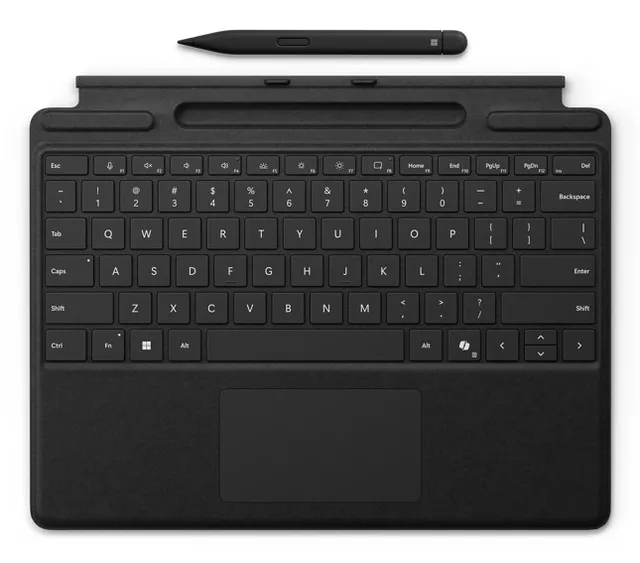 Surface Pro Keyboard - Tangentbord - med accelerometer, pekplatta, Förvarings- och laddningsfack för Surface Slim Pen 2 - QWERTZ - tysk - sv