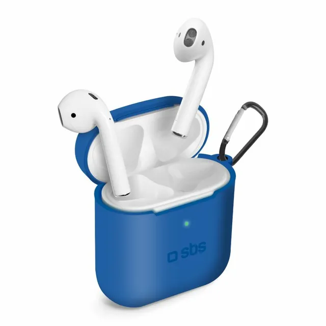 silikonfodral till AirPods, blå