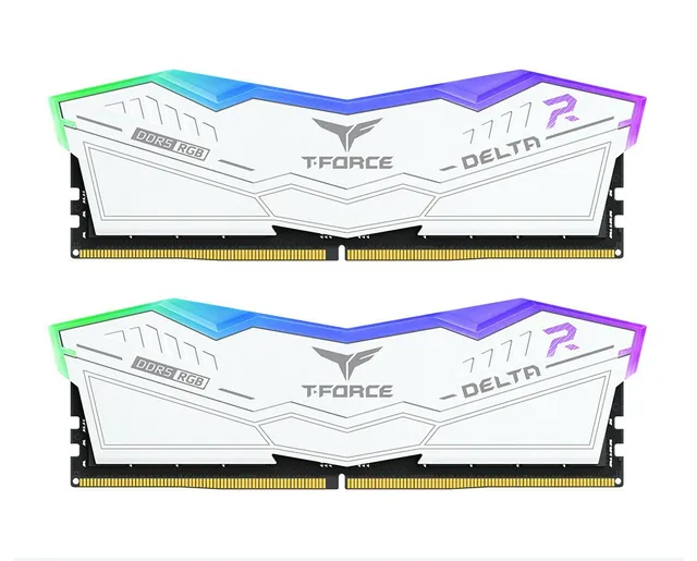T-Force DELTA RGB - DDR5 - kit - 32 GB: 2 x 16 GB - DIMM 288-pin - 3200 MHz / PC5-51200 - unbuffered