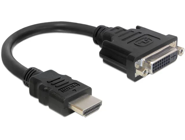 Adapter HDMI male > DVI 24+5 female 20 cm