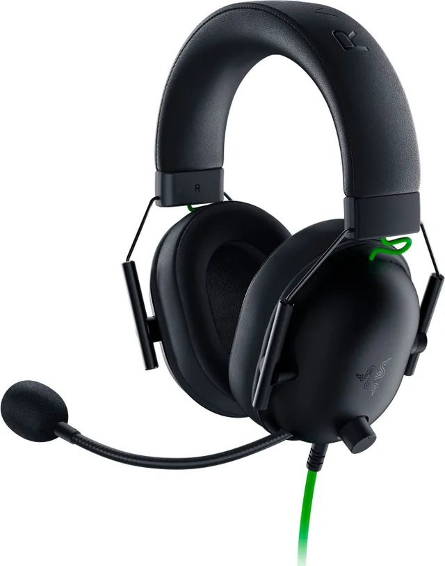 BlackShark V2 X - Headset - 7.1-kanals - fullstorlek - kabelansluten - 3,5 mm kontakt - ljudisolerande