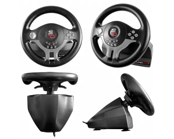 Superdrive SV 200 Steering Wheel - Wired Steering wheel & Pedal set - Sony PlayStation 4