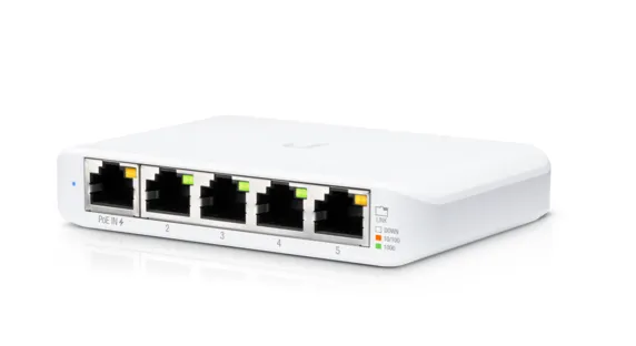 UniFi Switch USW Flex Mini Switch 5-port Gigabit PoE+