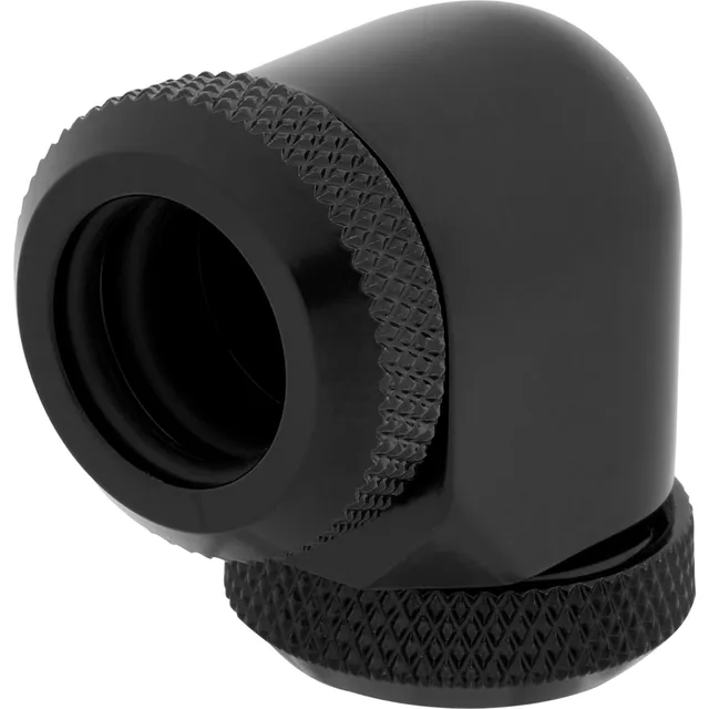 Hydro X Series XF Hardline 90° 12mm 2-pack - Svart