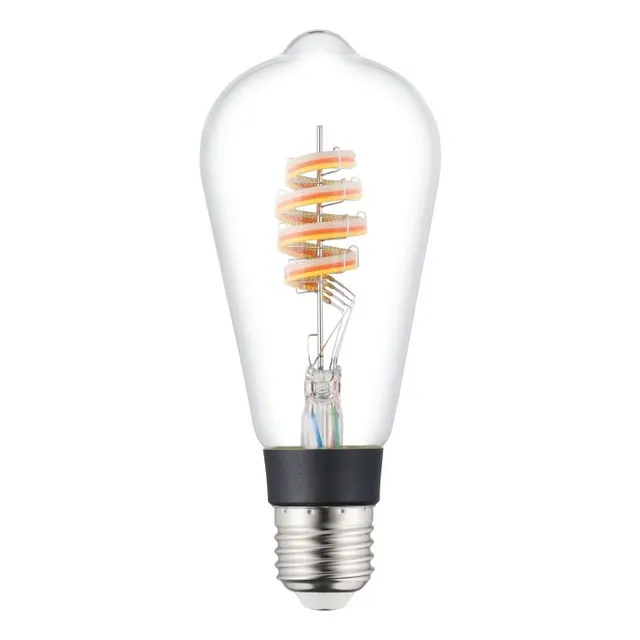 CONNECT-Z LED ST64 4.9W RGB+TW E27 clear