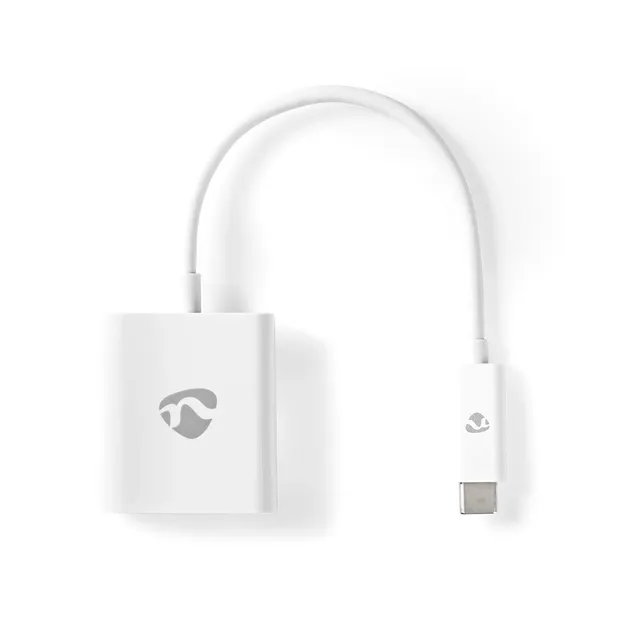 USB-C™ Adapter | USB 3.2 Gen 1 | USB-C™ Hane | HDMI™ Utgång | 4K@30Hz | 0.20 m | Rund | Nickelplaterad | PVC | Vit | Låda
