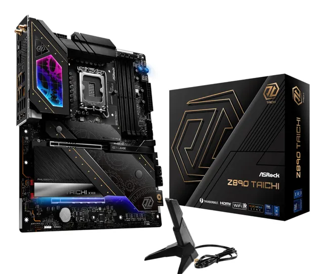 Z890 TAICHI Moderkort - Intel Z890 - Intel LGA1851 - DDR5 RAM - ATX