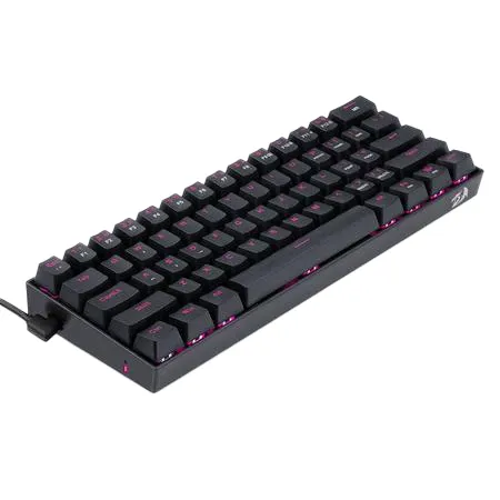 K630RGB-1 Gaming Mechanical Keyboard - Gaming Keyboard - Utan numpad - Engelska (US) - Svart