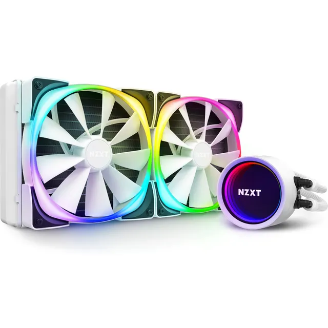 Kraken X63 280mm RGB -nestejäähdytin, valkoinen