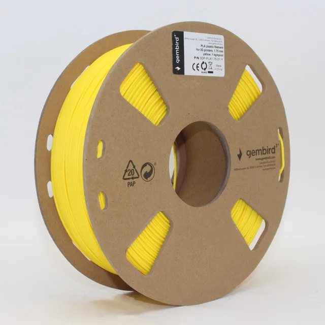 PLA filament - Yellow - 1.75mm ø - 1 kg