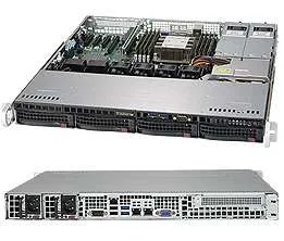 SC813M FTQC-R407CB - Chassi - Server (Rack) - Svart
