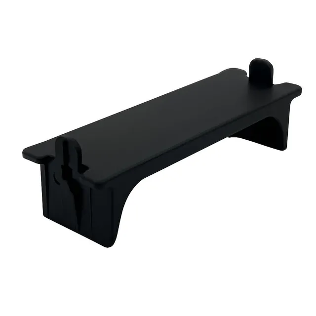 - Fiberoptisk täckpanel - svart - 1U - 19"