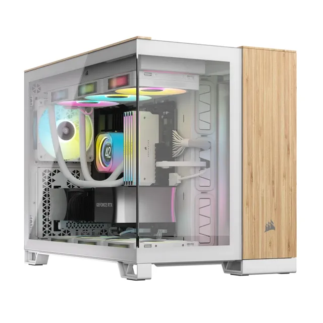 2500X - White/Bamboo - Chassi - Miditower