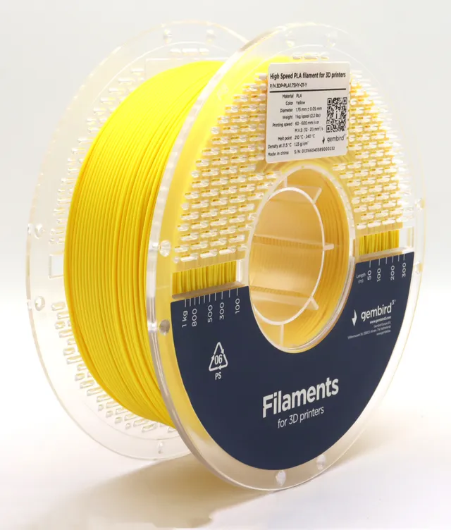 High Speed PLA filament - Yellow - 1.75mm ø - 1 kg