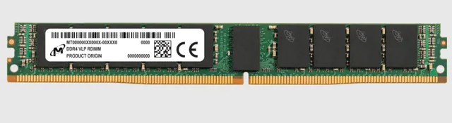 Micron - DDR4 - modul - 16 GB - DIMM 288-pin mycket lågt - 3200 MHz / PC4-25600 - CL22 - 1.2 V - registrerad - ECC