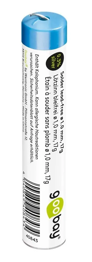 Professionell lodning blyfri, ø 1,0 mm, 17 g