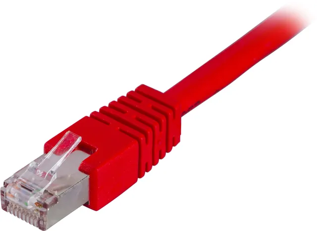F/UTP Cat6 patchkabel, 1,5m, röd (STP-611R)