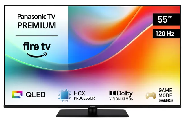 55" 4K QLED Fire TV TV-55W85BEZC Svart