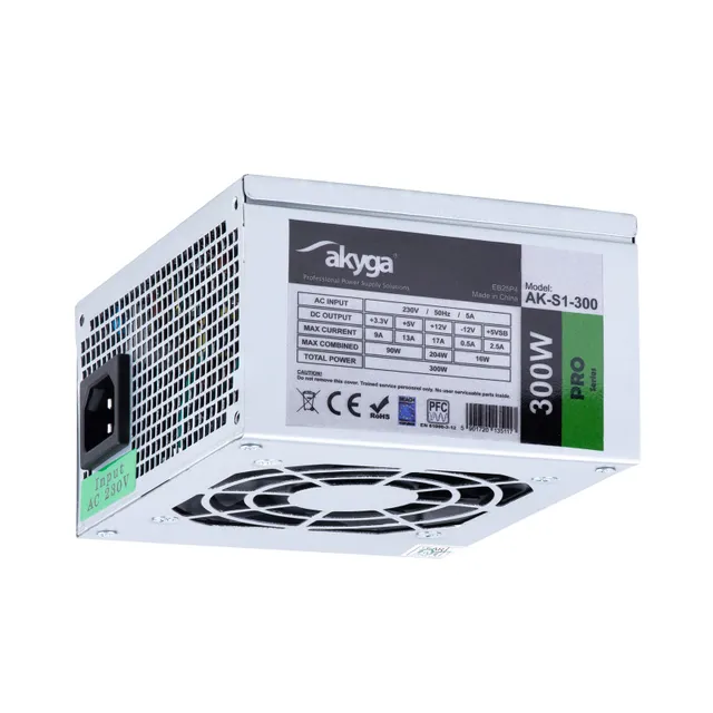 Pro Series Strömförsörjning - 300 Watt - 80 mm - ATX - 80 Plus
