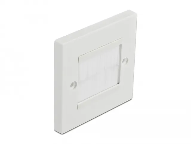 Cable Management Cover 86 x 86 mm with whit