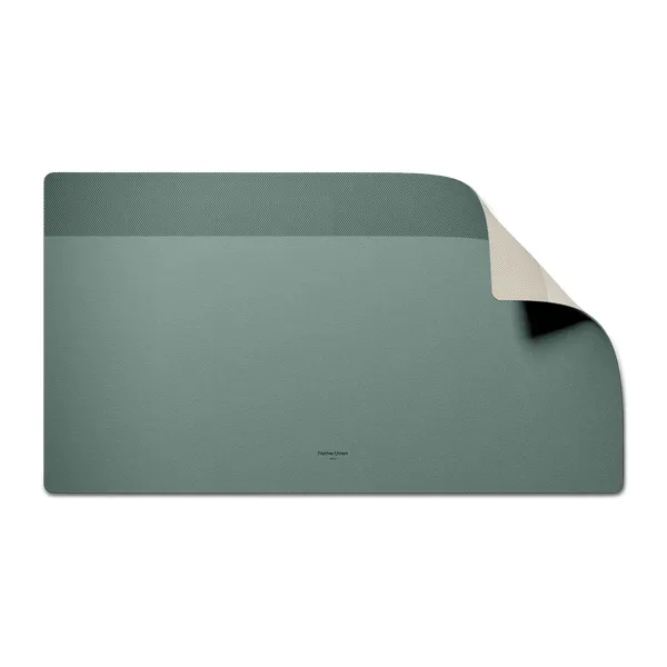 Desk Mat Slate Green / Sandstone