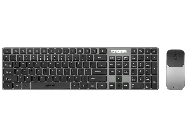 Set RF Nano - keyboard and mouse set - Tastatur & Mus set - Grå